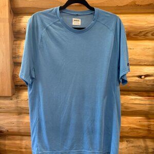 prAna - Men's Mission Trails Short Sleeve T Shirt - Blue